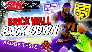 NBA 2K22 Best Defensive Badges  Brick Wall Post Defense By 2KLab [upl. by Atile]