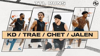 Kevin Durant Trae Young Chet Holmgren and Jalen Green  TTL Run 2 [upl. by Ericha]