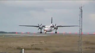 Knock Airport Fokker 50 Take off Rwy 27 [upl. by Blanka527]