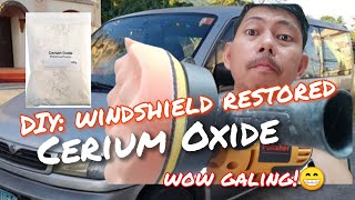 Effective ba ang Cerium Oxide How to remove windshield scratches [upl. by Rockie]