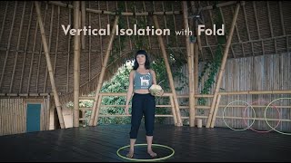 Beginner Hula Hoop Tutorial Vertical Isolation with Fold feat Mishie Hoops [upl. by Llenrup]