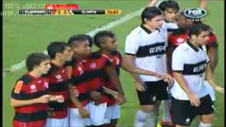 Épica reacción de Olimpia ante Flamengo [upl. by Eelannej]