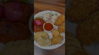 Momos Platter at momo mania😍  nomadiouskid [upl. by Assirec]