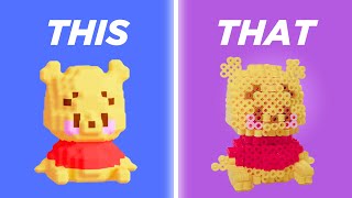 Winnie the Pooh 3D Perler Beads Tutorial  FUN DIY CRAFT PROJECT [upl. by Berky763]