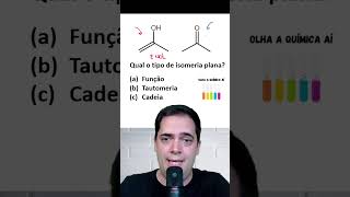 🚨 Tipos de isomeria plana 🔥shorts enem quimicaorganica química isomeria vestibular uerj [upl. by Anelis308]