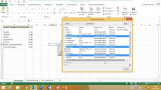 Excel 2013  Functies  15 Cellen benoemen  Namen beheren [upl. by Chrotoem]