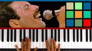 How To Play quotBohemian Rhapsodyquot Piano Tutorial  Sheet Music Queen Part 2 [upl. by Ima187]