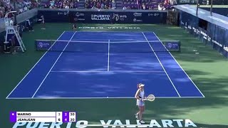 WTA Tennis Coverage Rebecca Marino ðŸ‡¨ðŸ‡¦ vs Leola JeanJean ðŸ‡«ðŸ‡· Mexico ðŸ‡²ðŸ‡½ 125k [upl. by Leoine]