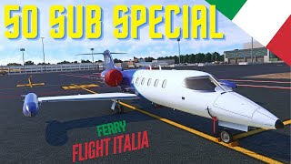 50 SUB SPECIAL Learjet to Rome [upl. by Casandra]