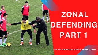 Soccer TRAINING  Zonal Defending Drills and Sessions Part 1 [upl. by Netty]