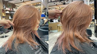 Layer Mullet Hướng dẫn cắt Bean Hair Studio [upl. by Neelahtak128]