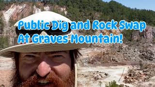 Georgia Graves Mountain Public Dig and Rock Swap Adventure [upl. by Leigh548]