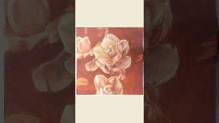 PART 3 Double daffodil flower painting process in acrylic canvas [upl. by Bourque]