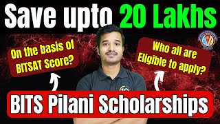 BITSAT 2024 How to REDUCE BITS Pilani Fees🤑 BITS Pilani Scholarships amp Eligibilty Criteria🔥 [upl. by Arebma]