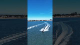 jetski in Brightlingsea drone music darude sandstorm sea paddleboarding dronefootage happy [upl. by Onitnelav683]