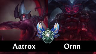 AATROX vs ORNN TOP  NA Diamond I  Patch 724  Preseason 8 [upl. by Yht]