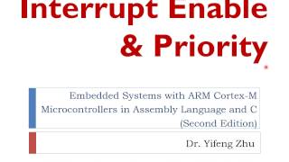 Lecture 10 Interrupt Enable and Interrupt Priority [upl. by Eniffit]