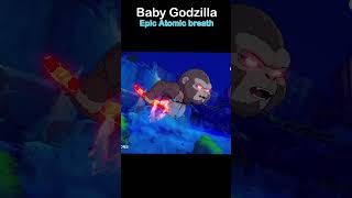 Baby Godzilla Epic Atomic Breath S3Y godzilla godzillaxkong babygodzilla animation kaiju [upl. by Enylrac115]