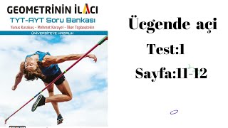 ACİL YAYİNLARİ GEOMETRİNİN İLACİ TYTAYT SORU BANKASİ Ücgende açi test1 [upl. by Niehaus]