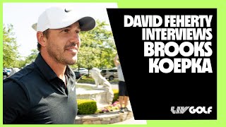 Brooks Koepka sits down with David Feherty  LIV Golf DC [upl. by Vinita]