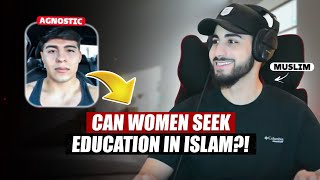 Agnostic Questions Muslim On The Education Of Women In Islam Muhammed Ali [upl. by Drofiar951]