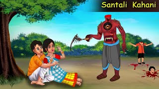 New Santali Cartoon Video 2023  Modon Bhoot  Santhali cartoon  B2 Santali Cartoon [upl. by Eelatsyrc540]