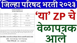 जिल्हा परिषद भरती 2023  zp exam date update  zp arogya Sevak exam  zp timetable zp hall ticket✅ [upl. by Bethina313]