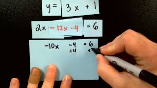 Substituting Systems Visual Example M1 [upl. by Butterworth]