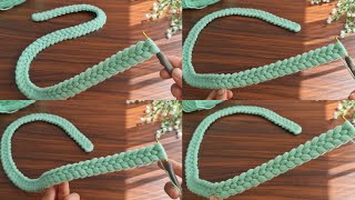 3D⚡💯Wow Amazing 💯👌How to make eyecatching motif bcrochet ⚡💯 Super very easy tunisian crochet [upl. by Andy]