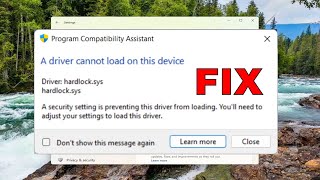 A Driver Can’t Load on This Device in Windows 11 Solution [upl. by Neerom267]