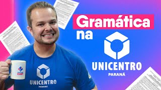 Como cai Gramática no Vestibular da UNICENTRO [upl. by Melloney]