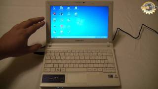 Netbook Samsung N150 Endi  Hands on amp Review  NooBTECHat [upl. by Anerak]