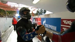 FIBT  2Man Bobsleigh World Cup 20132014  Igls Heat 1 [upl. by Alad]