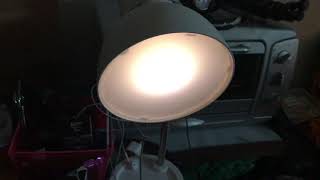 Cheap Walmart Desk Lamp FAIL Do Not Buy [upl. by Ahsile]