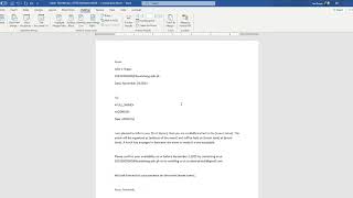 How to Mail Merge in MS Word [upl. by Hyps]