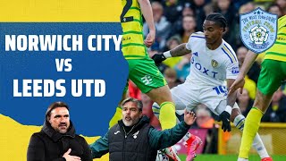 NORWICH CITY VS LEEDS UTD  INSTANT MATCH REACTION [upl. by Yrotciv]