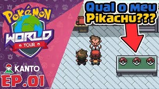 QUEM SERÁ O MEU STARTER  Pokémon World Tour  Gen1 Ep01 [upl. by Nylessej]