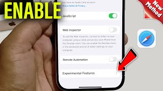 How to Enable Safari Experimental Features On iPhone 2024 [upl. by Decamp]