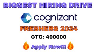 Biggest Hiring Drive  Cognizant CIS Role amp Teleperformance  Freshers 2024  Apply Now [upl. by Ahsinahs518]