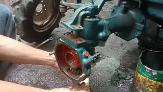 KUBOTA B1600 LampR front axle how to replace oil seal [upl. by Adnerb]