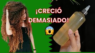 CÓMO HACER CRECER EL CABELLO RAPIDO  RETO CRECIMIENTO CON GEL DE LINAZA RESULTADOS😱 [upl. by Brace252]