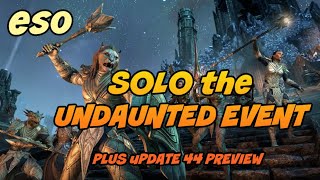 SOLO THE UNDAUNTED EVENT ESO [upl. by Rudin]