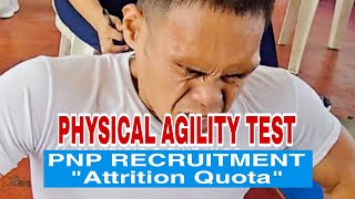 PNP RECRUITMENT 900 na police applicants ang isinalang para sa Physical Agility Test [upl. by Latsyc]