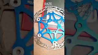 ROTOR RAZE RT02 160mm FLOATING BIRU PARTSEPEDA ROTORSEPEDA ROTOR6BAUT ROTORDISC ROTORRAZE [upl. by Sadella881]