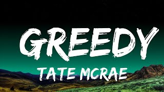 Tate McRae  greedy Lyrics [upl. by Eiblehs]