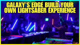 Galaxys Edge Build Your Own Lightsaber Experience [upl. by Ennahgiel]