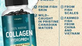 Marine Collagen with Hyaluronic Biotin amp Blueberry – For Glowing Skin Strong Hair amp Nailsquot [upl. by Nolyd942]