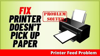 Fix Printer Doesnt Pick up Paper [upl. by Onaled]