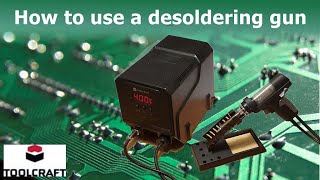 How to use a vacuum desoldering gun [upl. by Rothenberg86]