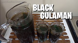 Black Gulaman Juice Recipe Pinoy Street Food [upl. by Lehcor]